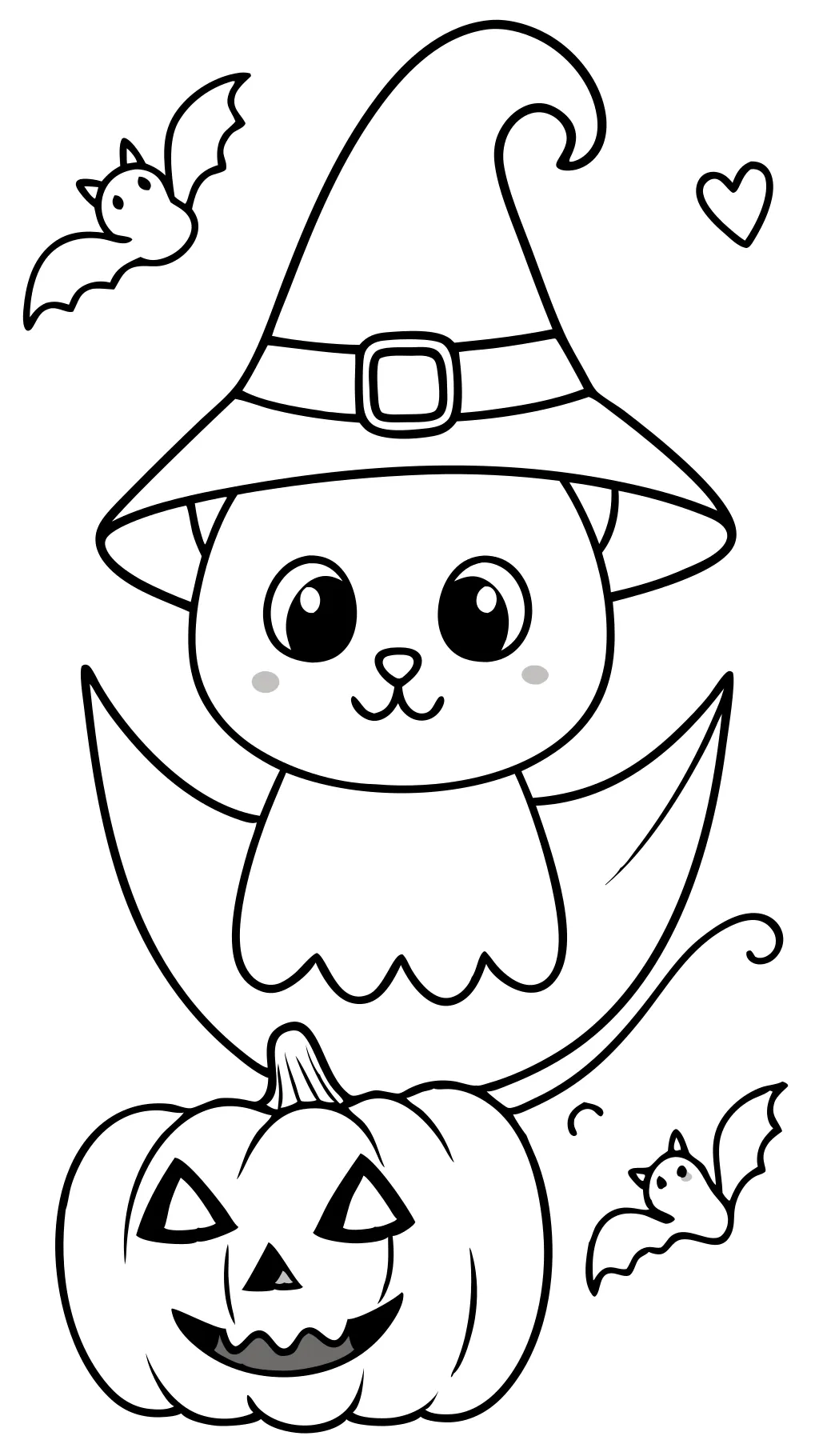 pages à colorier Halloween pour tout-petits gratuits